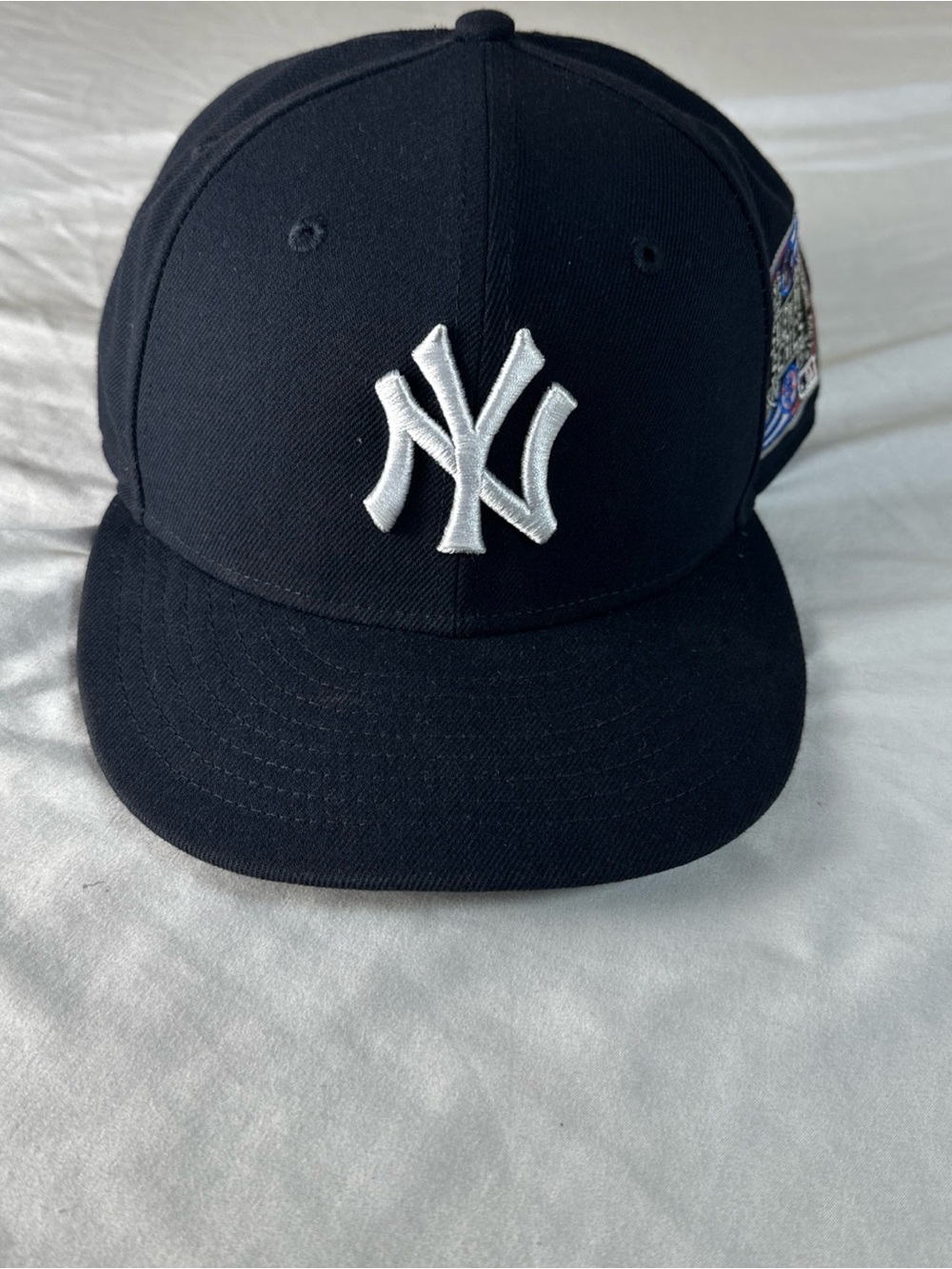 New Era New York Yankees Black Cap with White NY Logo from World Series Patch